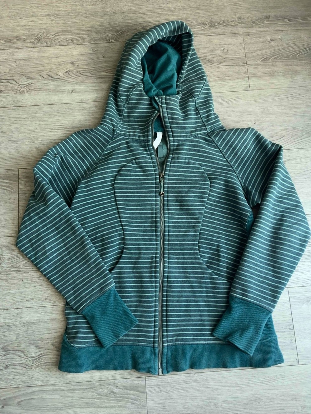 Lululemon Scuba Hoodie - Heathered Emerald Green 12 Size (20)
